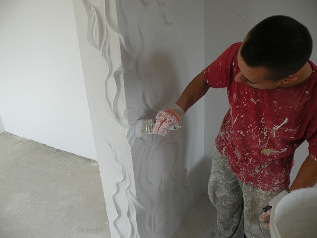 Потрясающие художественные идеи в отделке стен ремонт, своими руками, стены, творчество