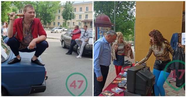 В Волхове голосующих встречают братки на «бэхах» под хиты лихих девяностых (6 фото + 3 видео)