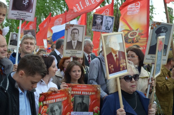 Бессмертный полк в городе-герое Волгограде