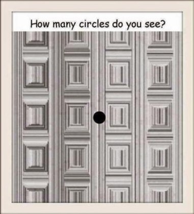 Загадки в картинках: Сколько кругов Вы видите на этой картинке?