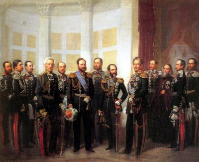 Александра II и его придворные