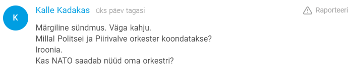В Сети «проводили» эстонские оркестры анекдотом про Россию и похоронный марш