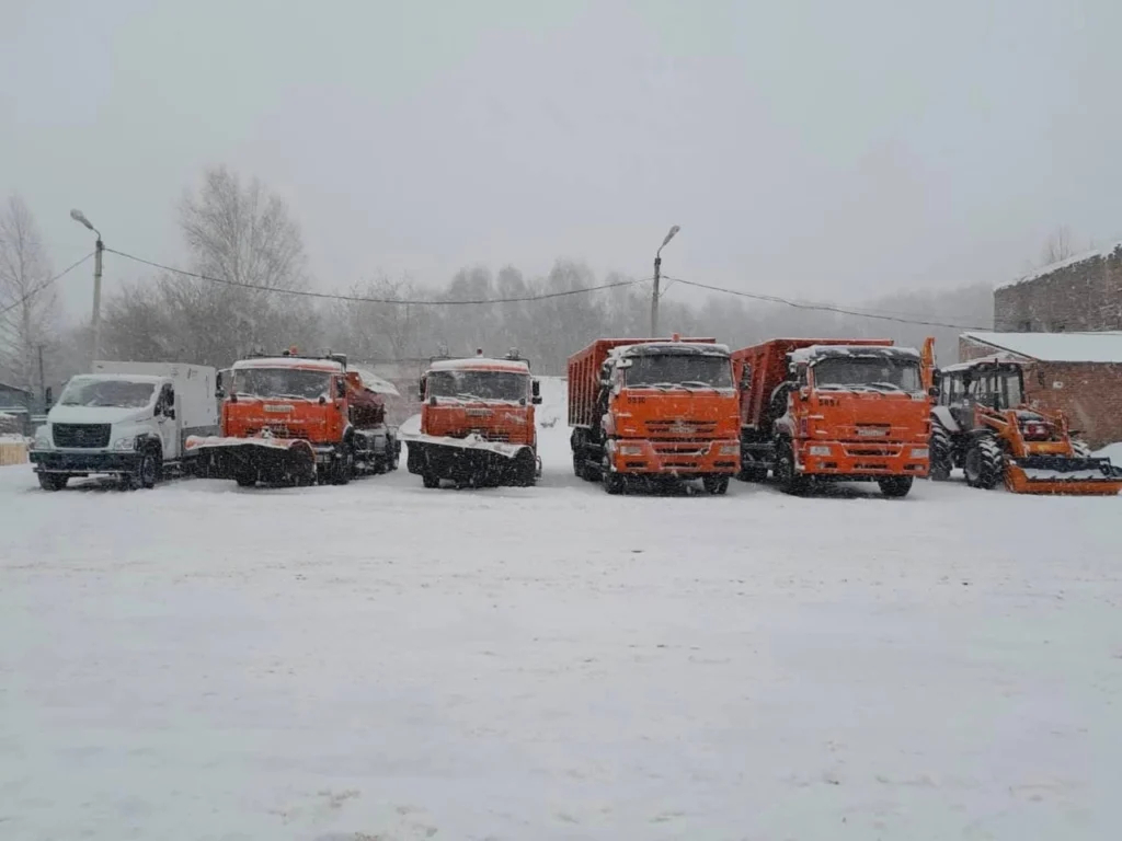 В Касимов направили 6 единиц снегоуборочной техники