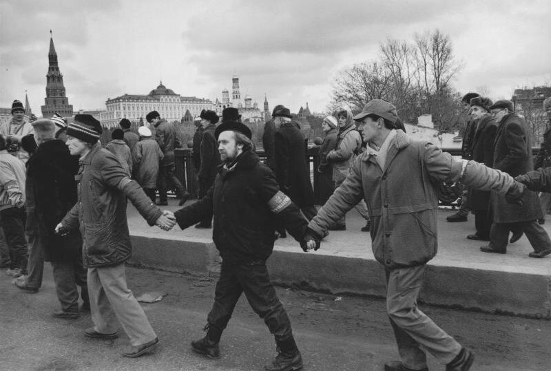 Большой Каменный мост. Владимир Семин, 7 ноября 1992 года, г. Москва, МАММ/МДФ.