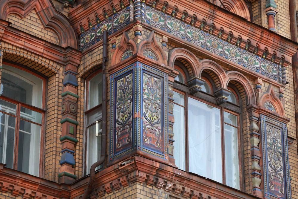 Мозаика, украсившая фасады домов Петербурга архитектура,мозаика,фасады домов