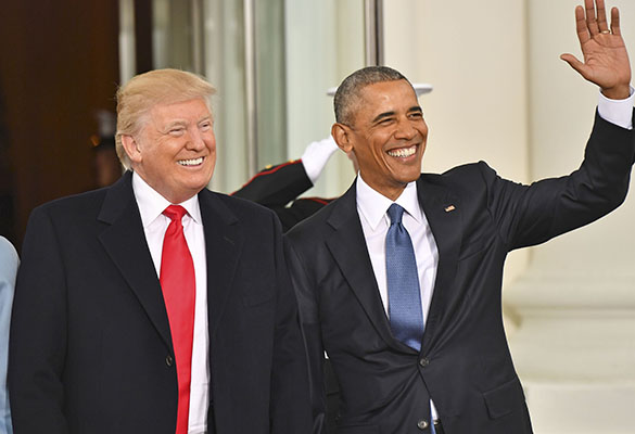 Дональд Трамп и Барак Обама. Фото: GLOBAL LOOK press/face to face