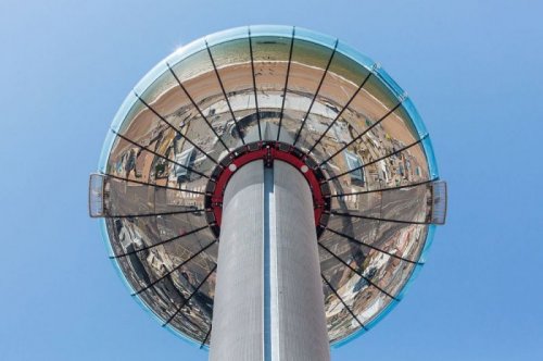 Смотровая площадка The British Airways i360 в Брайтоне (15 фото)