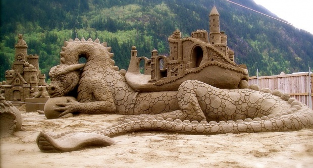 Скульптуры из песка, которые поразят даже самое изощренное воображение мастерство,скульптура,творчество