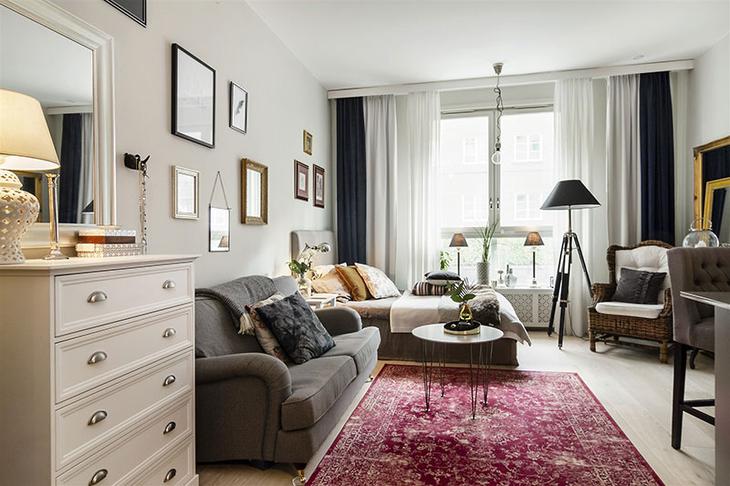 Поместить все на 29 кв. м: крохотная квартира в Швеции