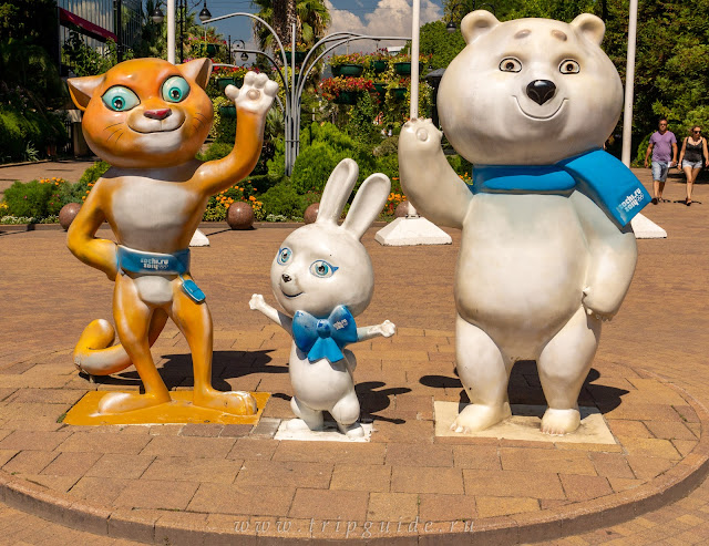 талисманы олимпиады в сочи 2014