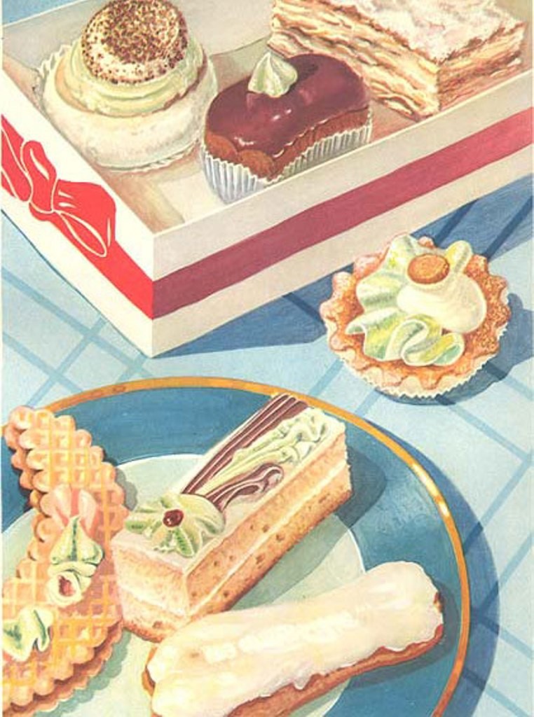 ПИРОЖНОЕ «ЭКЛЕР» СССР, кондитерские изделия, пирожные