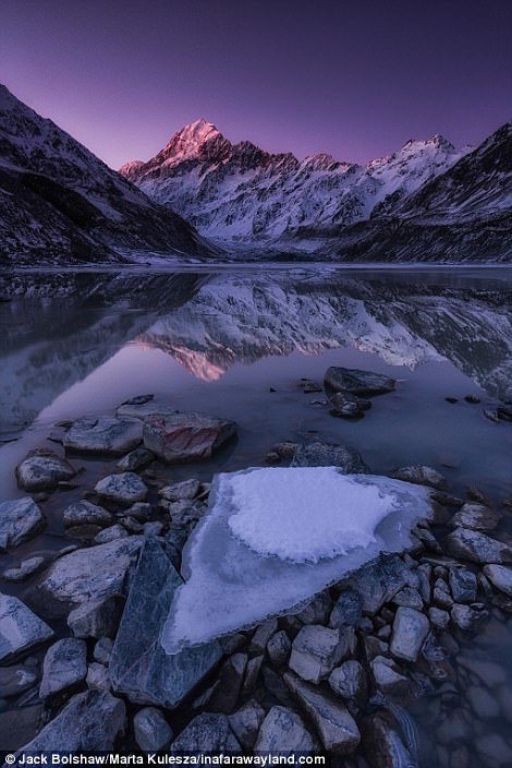 Гора Кука - самая высокая в Новой Зеландии в мире, красивые фото, красивый вид, пейзажи, природа, путешествия, фото, фотографы