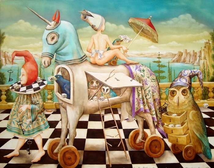 Картины современных художниц-сюрреалисток, которые порой кажутся абсурдными Картины современных художниц-сюрреалисток, которые порой кажутся абсурдными