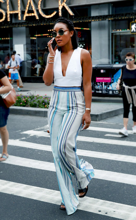 Brittany Hampton - уличная мода Нью-Йорка весна/лето 2017