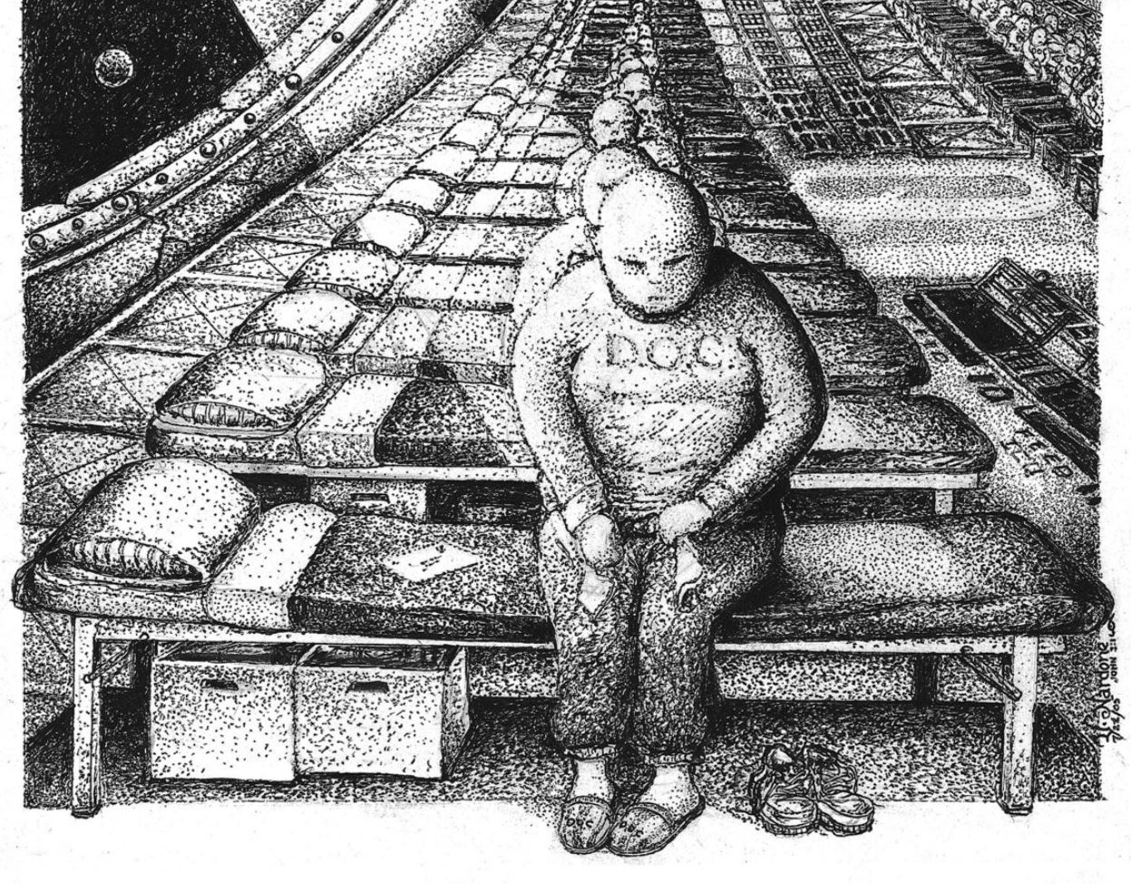 Боль, потери, забранная жизнь: рисунки заключенного Боль, потери, забранная жизнь: рисунки заключенного