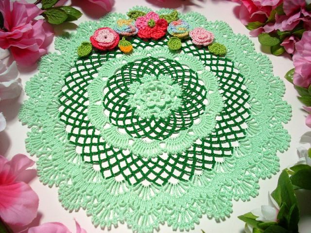 Нежные салфетки крючком. Для Вас идеи и схемы. Нежные салфетки крючком. Для Вас идеи и схемы. handmake