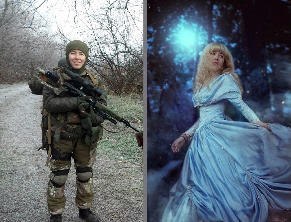 Елена Белозеркая, Украина, снайпер