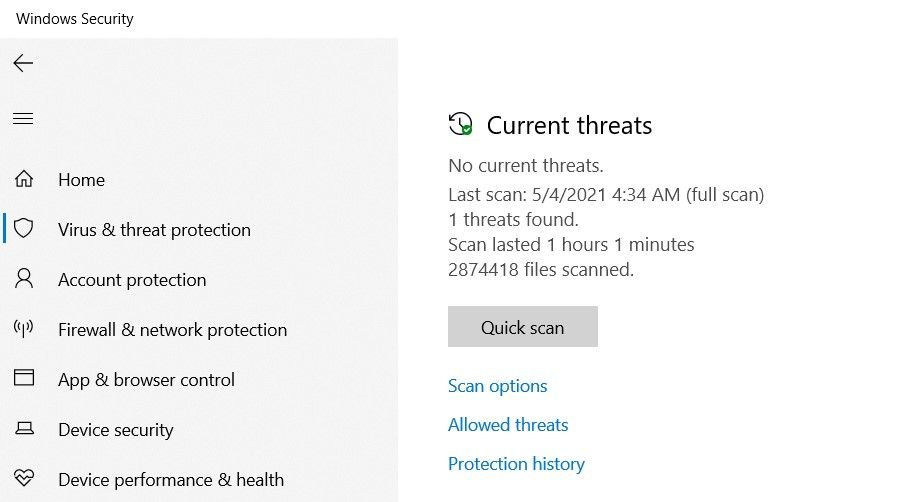 Microsoft Security Offline Scan Report