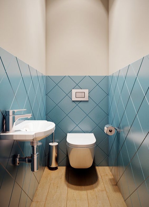 Хрущевский маленький туалет и что с ним можно сделать: 20 удобных и стильных идей идеи для дома,интерьер и дизайн