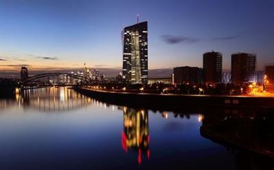 The headquarter of the European Central Bank (ECB) is seen during sunset ahead of the ECB?s governing council meeting later this week in Frankfurt, Germany, October 25, 2021. REUTERS/Kai Pfaffenbach