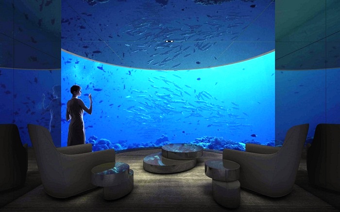 На Мальдивах открылся роскошный подводный отель путешествия