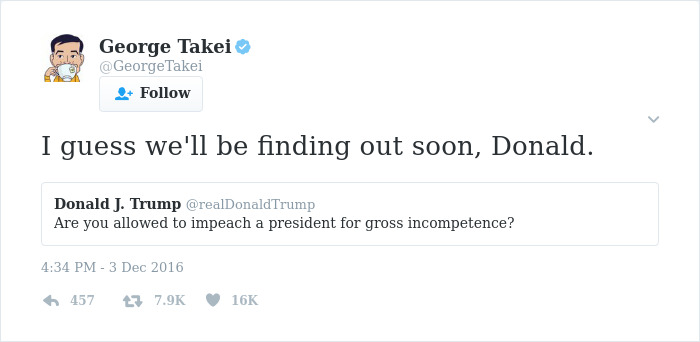 George Takei Comebacks