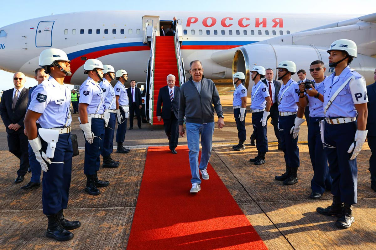Визит министра иностранных дел России Сергея Лаврова в Никарагуа. На Ил-96, разумеется