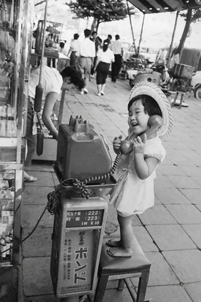 39. Девочка в Японии, 1958 год  детство, прошлое, фотография