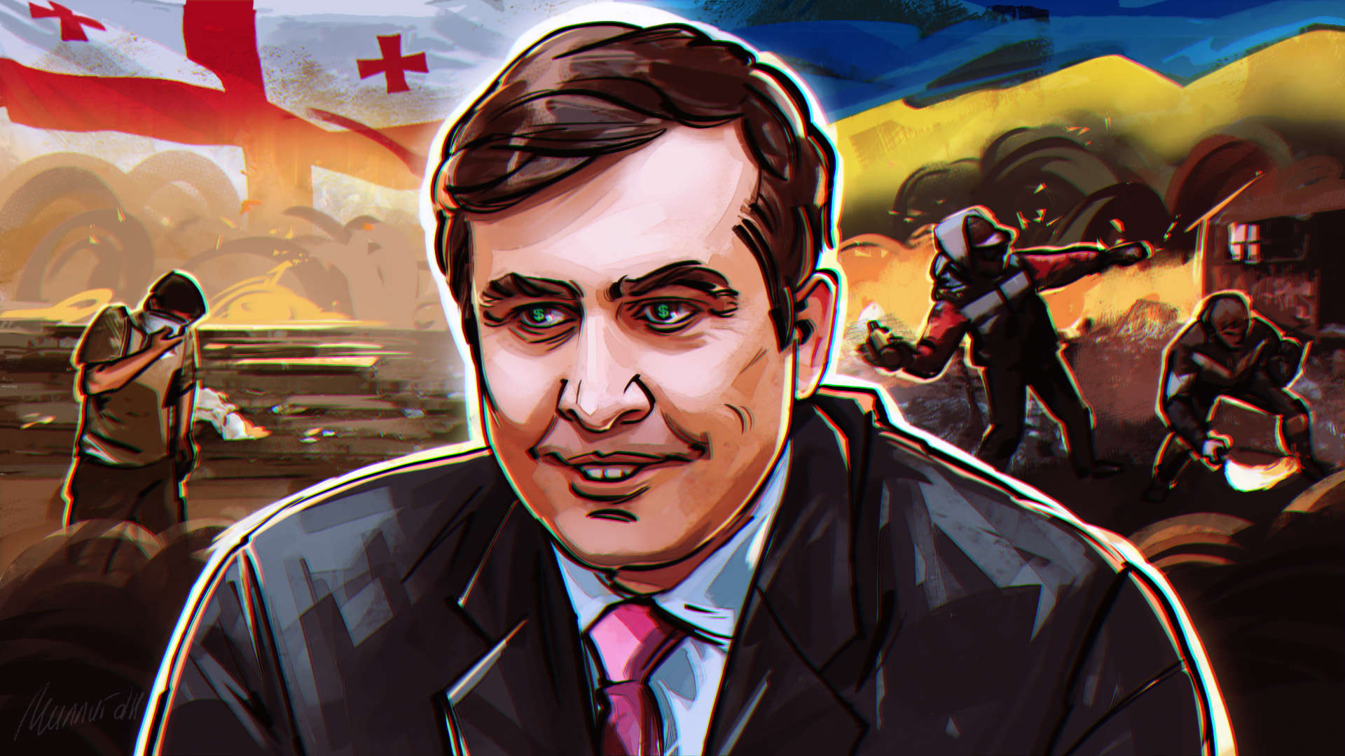 Политолог Скориков: Саакашвили готовился открыть в Грузии второй фронт против ВС РФ Политика