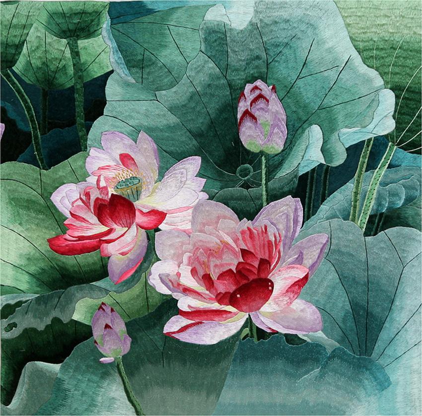 Вышивка шелком по шелку - жемчужина восточного искусства Вышивка шелком по шелку - жемчужина восточного искусства вышивка