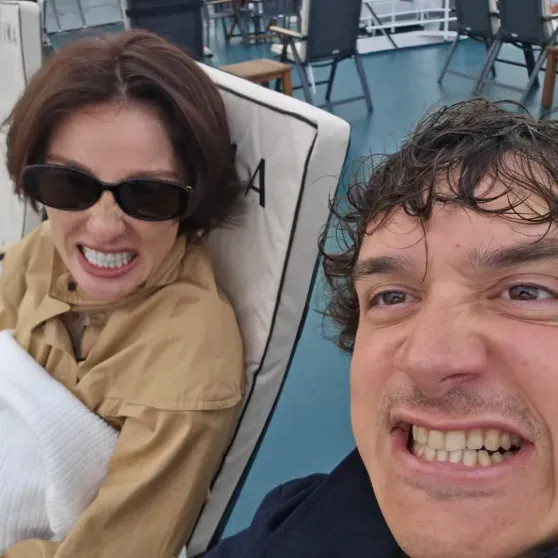 Настя Ивлеева и Филипп Бегак