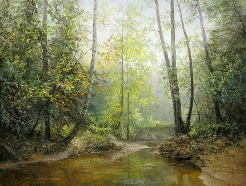 Художник Евгений Бурмакин. Русский пейзаж Художник Евгений Бурмакин. Русский пейзаж