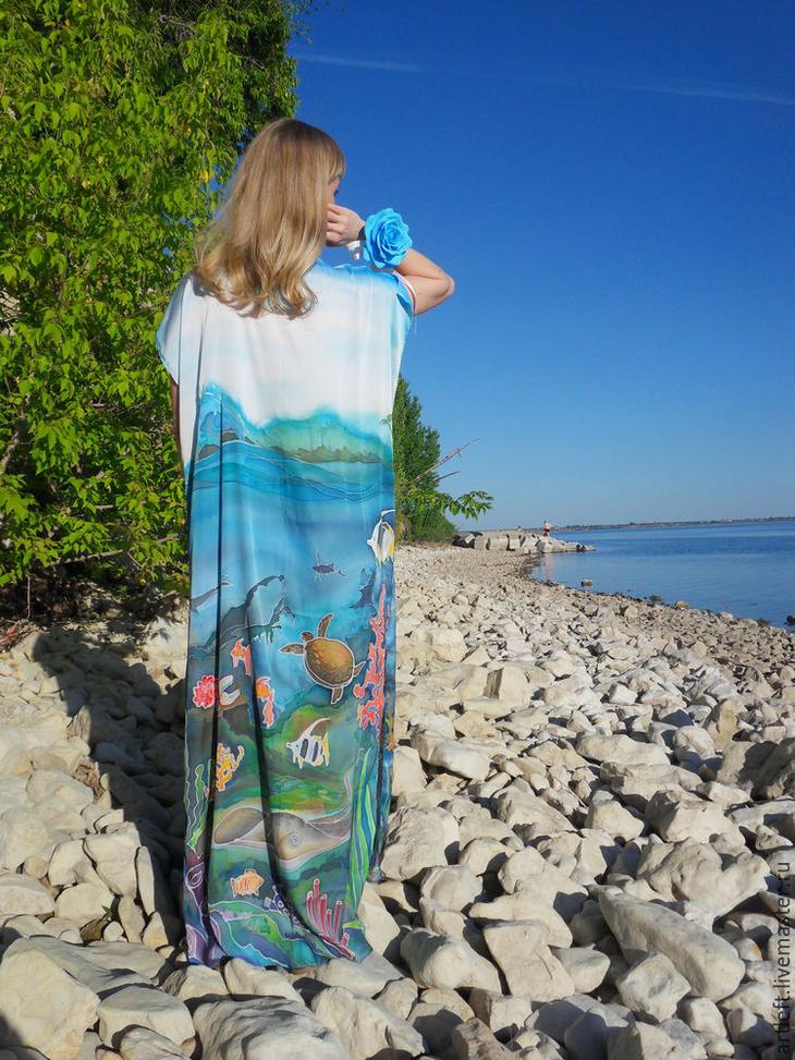 Создаем парео-трансформер в технике холодный батик парео