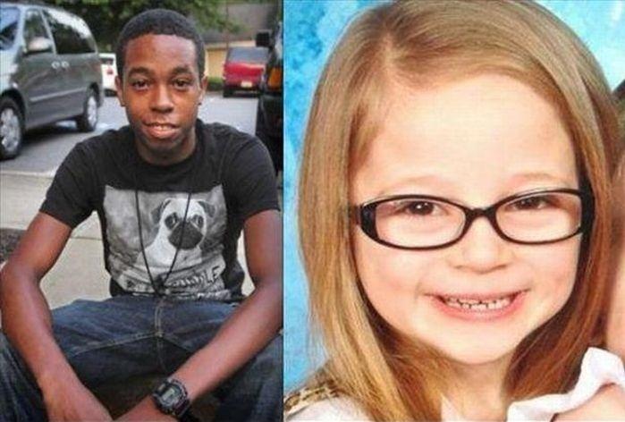 15-летний Темар Боггс преследовал автомобиль на своем велосипеде в течение 15 минут, чтобы спасти эту 5-летнюю девочку, которую украли прямо из ее двора в Пенсильвании.