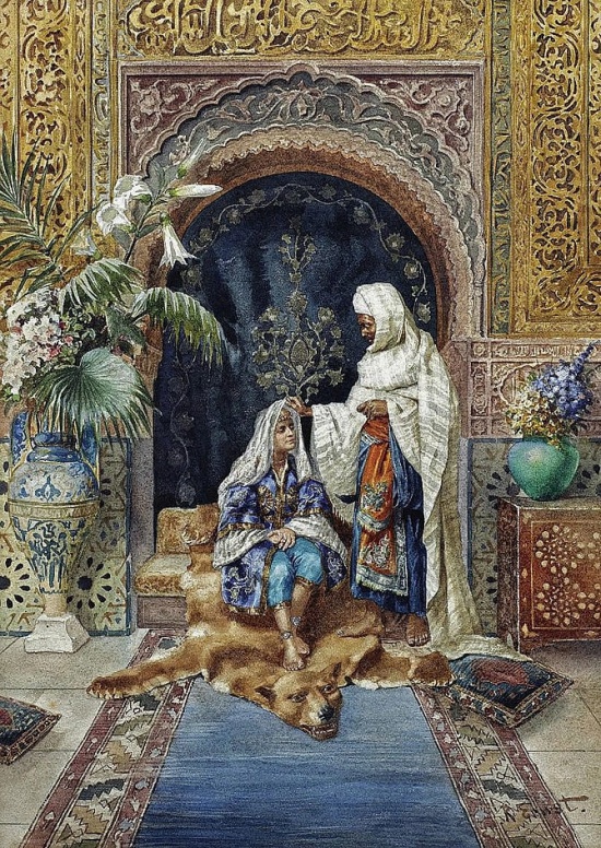 Мастер восточных сюжетов Rudolf, Эрнст, австрийского, Париж, Рудольфа, Рудольф, Ernst, художник, Востоку, Эрнста, Ближнему,   Восточные, большим, работы, экспонировал, успехом, Совершил, путешествий, несколько, выставках