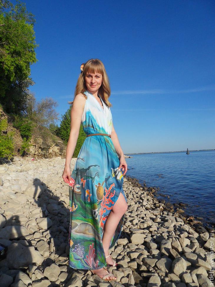 Создаем парео-трансформер в технике холодный батик парео