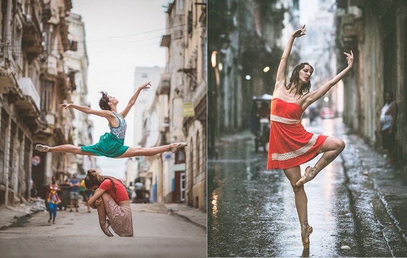 Фотография: Кубинская страсть и русская балетная школа: уличные снимки танцоров №1 - BigPicture.ru