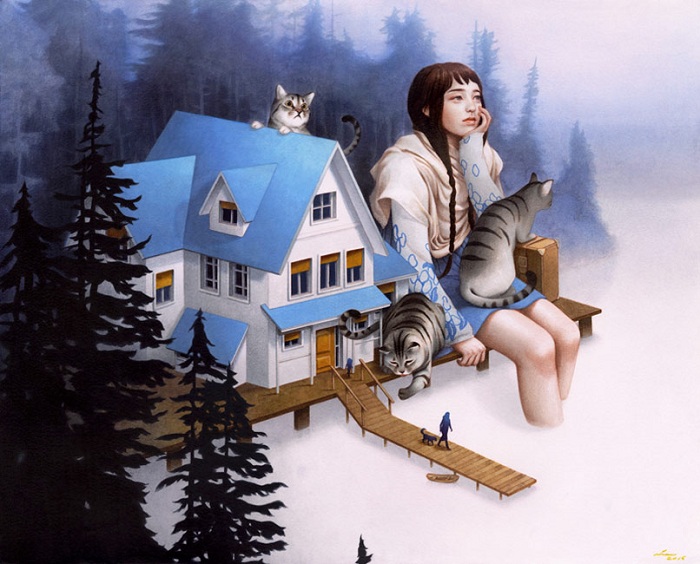 Картины современных художниц-сюрреалисток, которые порой кажутся абсурдными Картины современных художниц-сюрреалисток, которые порой кажутся абсурдными