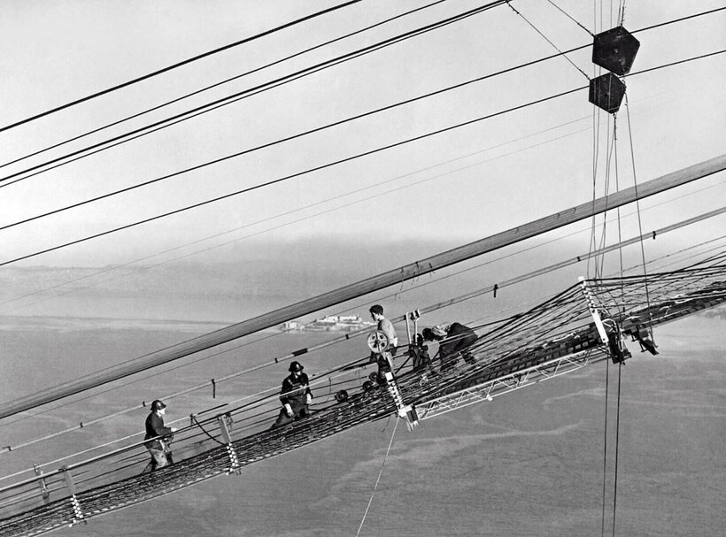 История мировых достопримечательностей: как строили мост «Золотые Ворота» Золотые Ворота,Калифорния,Сан-Франциско,США
