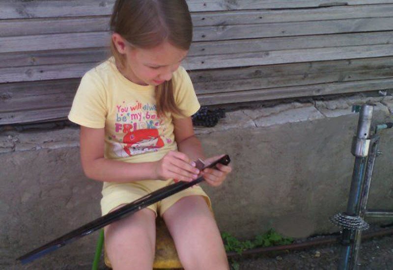 Веломобиль-самоделка от бати с прямыми руками Веломобиль-самоделка от бати с прямыми руками авто,авто и мото,автоновости,самоделка