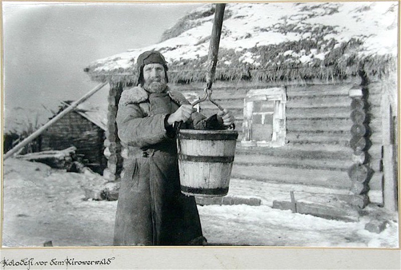 Немецкие фотографии русской деревни 1942-1943 гг. Фотограф Асимус Реммер война, классики фотографии, россия