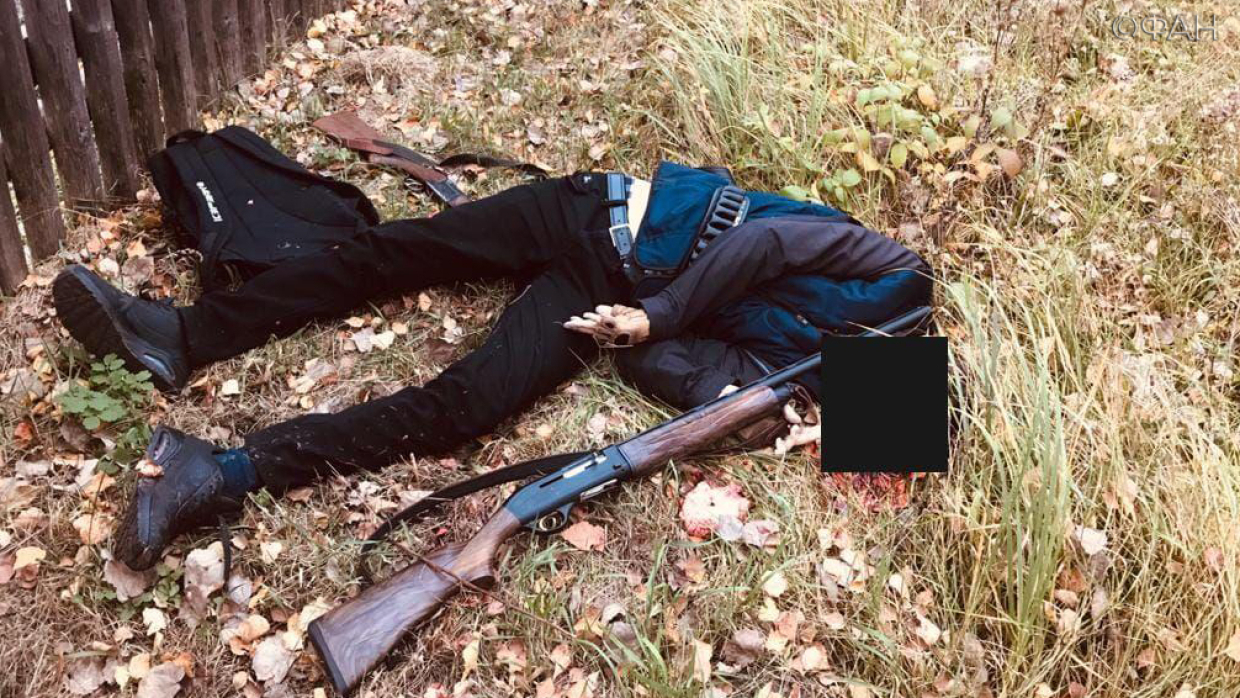 Появились фото мертвого нижегородского стрелка