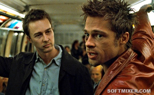 Fight Club (1999)
Edward Norton and Brad Pitt
(Screengrab)