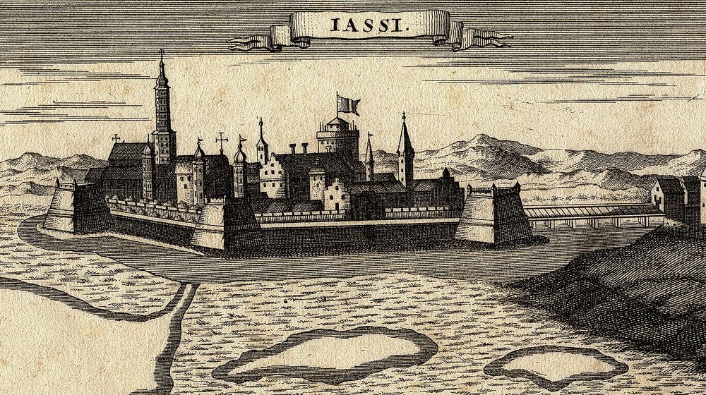 «Яссы». Гравюра немецкого картографа Габриэля Боденера, 1686 г. 