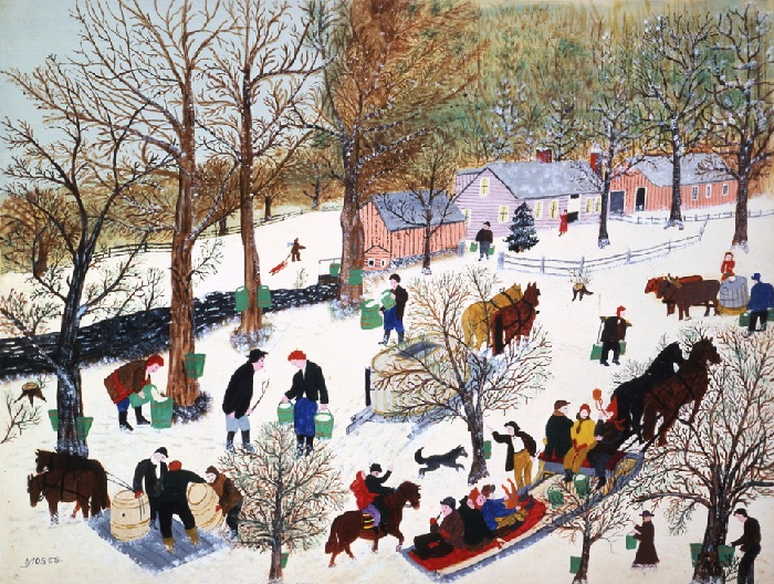 Как примитивная живопись Бабушки Мозес повлияла на ход холодной войны Как примитивная живопись Бабушки Мозес повлияла на ход холодной войны живопись