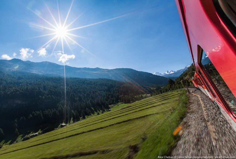 Самые красивые в мире железные дороги: Швейцария Самые красивые в мире железные дороги: Швейцария европа