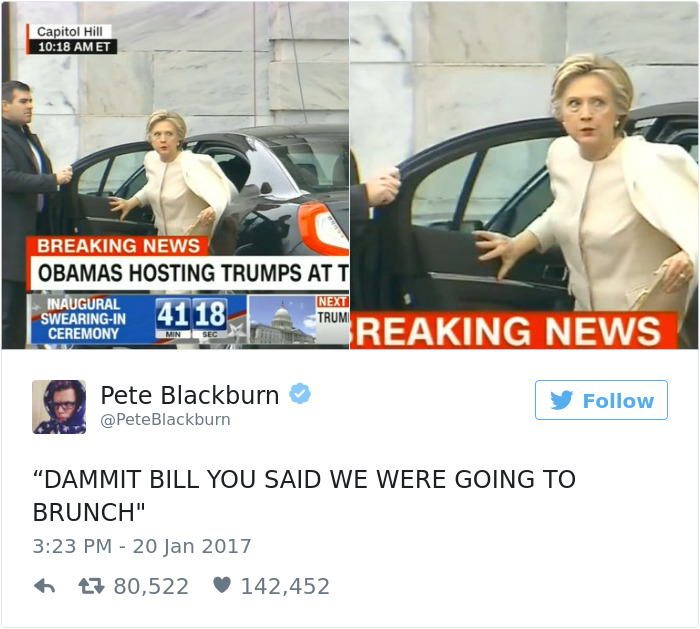 10+ Of The Best Tweets About President Donald Trump's Inauguration