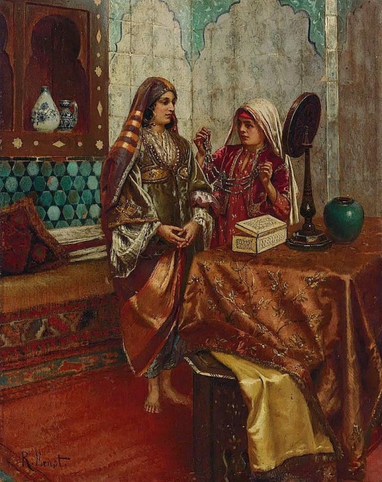 Мастер восточных сюжетов Rudolf, Эрнст, австрийского, Париж, Рудольфа, Рудольф, Ernst, художник, Востоку, Эрнста, Ближнему,   Восточные, большим, работы, экспонировал, успехом, Совершил, путешествий, несколько, выставках