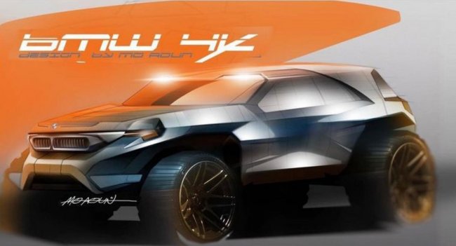 Футуристичный внедорожник BMW с миниатюрной решеткой радиатора готов справится с любым бездорожьем Футуристичный внедорожник BMW с миниатюрной решеткой радиатора готов справится с любым бездорожьем Автомобили