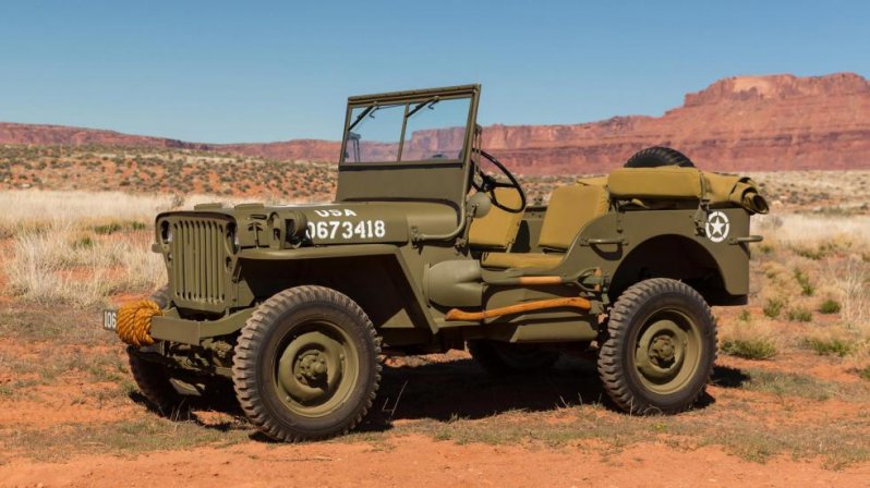 За рулем Jeep Willys 1944 года Willys, jeep, тест-драйв